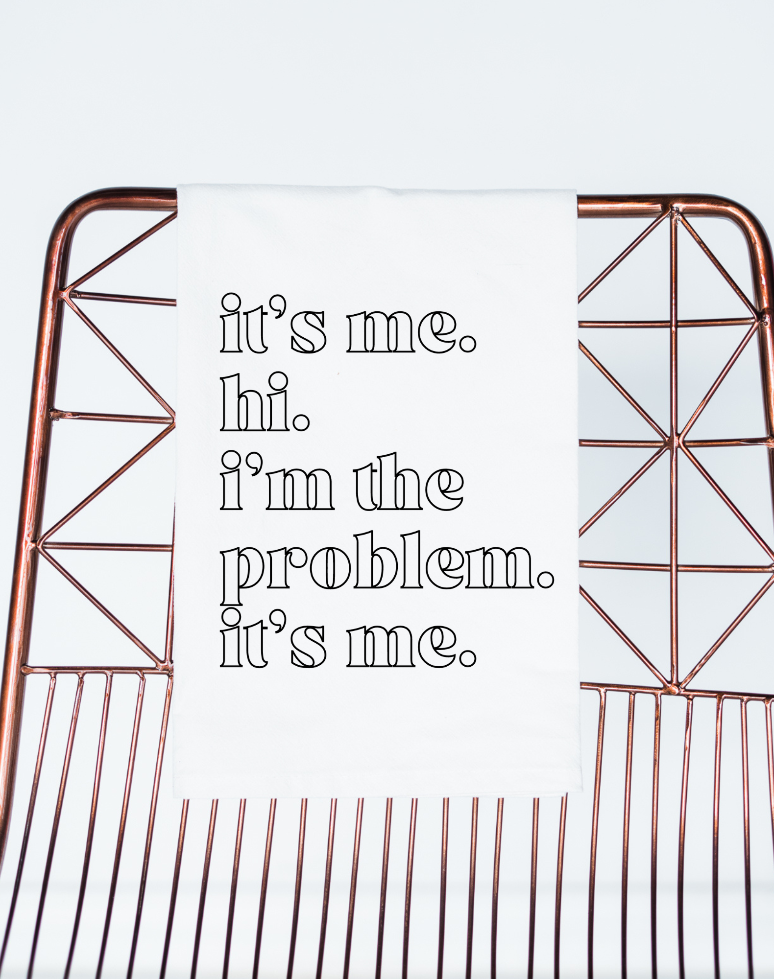 It's Me I'm the Problem Gift Towel - Aspen Lane 