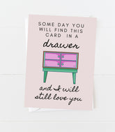 Card in Drawer Love Card