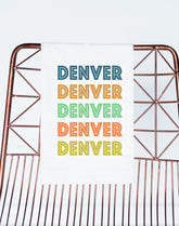 Denver Retro Flour Sack Towel - Aspen Lane 