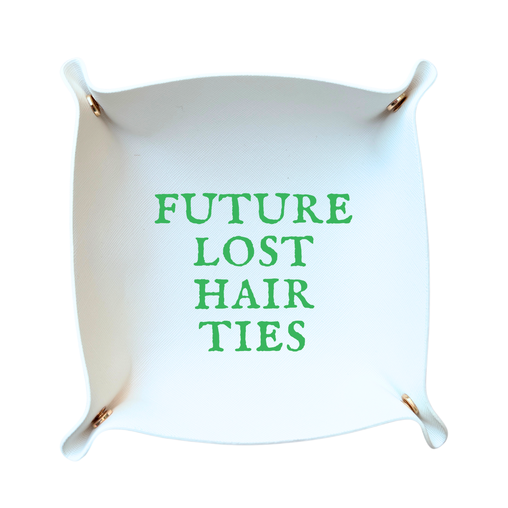 Future Lost Hair Ties (Green) Trinket Tray | Case of 3 ($9/ea)