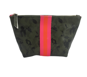 Vegan Stripe Bag | Camo w/ Bright Stripe - Aspen Lane 