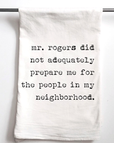 Mr. Rogers Flour Sack Towel - Aspen Lane 