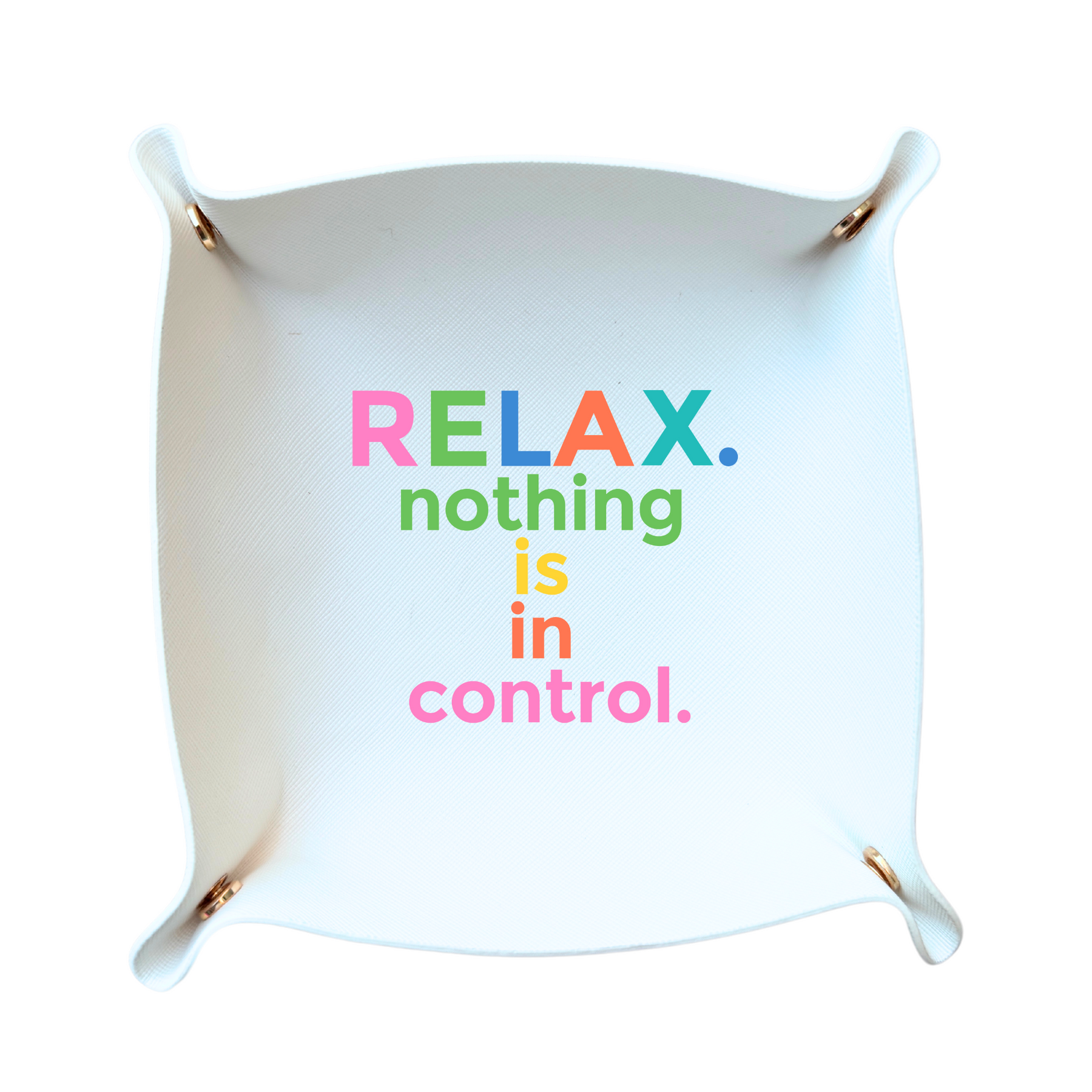 Relax Nothing Is In Control Trinket Tray | Case of 3 ($9/ea)